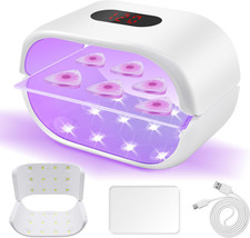 Lampada UV per Resinas,Lampada a Doppio Lato in Resina UV Con Display LED,36 W,A