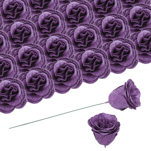 50pz rose ate fiori finti - 50pz,