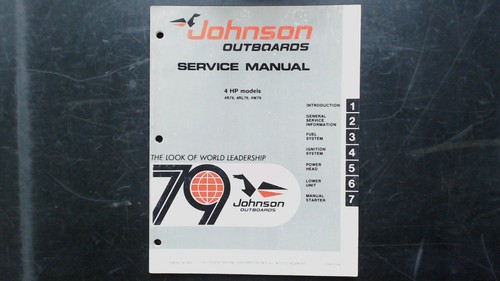 Johnson 4hp outboards - outboards, service