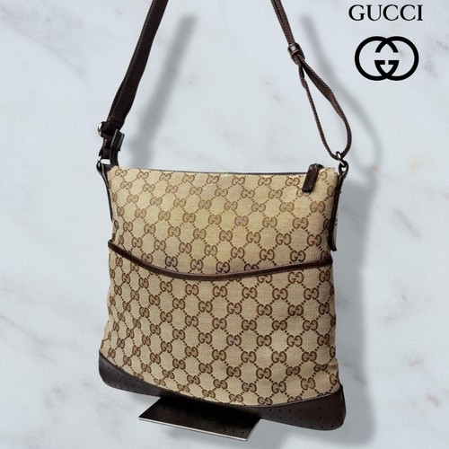 Borsa tracolla gucci tela - tracolla, gg