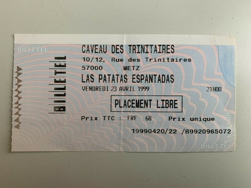 Ticket concert las patatas - concert,