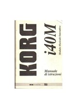 Korg I40M Manuale Di