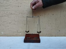 ANTICO BILANCINO BILANCIA DA ORAFO GIOIELLIERE DA VIAGGIO PARIGI FRANCIA