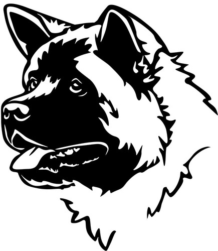 Adesivo american akita - akita,
