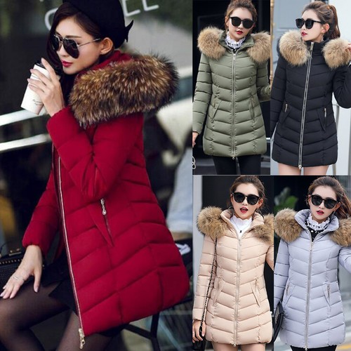 Cappotto parka donna slim fit