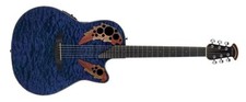 Ovation Celebrity Elite Plus CE44P-8TQ Chitarra acustica-elettrica - Blu trans