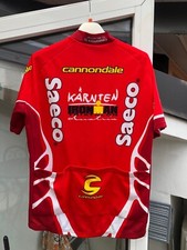 Maglia Ciclismo Originale Saeco Macchine per Caffe Spettacolare Juvenes S.Marino