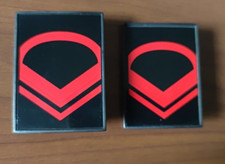 COPPIA Gradi ESERCITO Caporal Maggiore Scelto GRADUATO SCELTO metallo per droop
