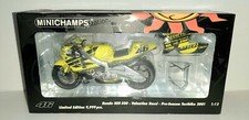 HONDA NSR 500 VALENTINO ROSSI PRE-SEASON TESTBIKE 2001 MINICHAMPS SCALA 1/12