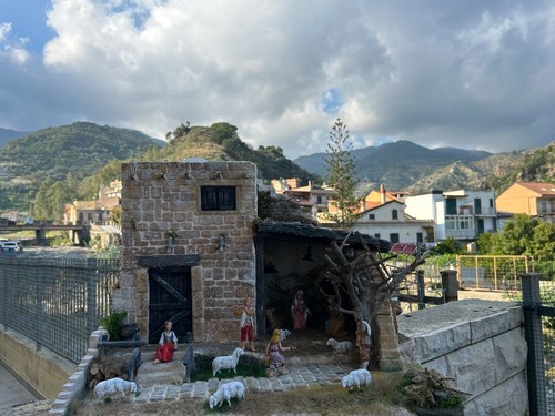 Presepe artigianale orientale - presepe,