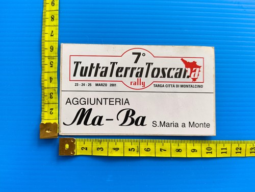 Adesivo rally tutta terra - 7°,