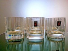 Set sei bicchieri Sirio design Cini Boeri per ARNOLFO DI CAMBIO vetro anni 70