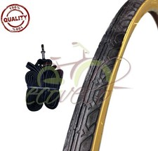 COPERTONE PNEUMATICO BICI BICICLETTA CITY NEROPARA 700x28 28 x 1.10 VINTAGE