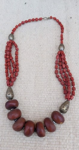 Collana vintage tribale - collana,