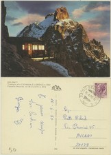 CAPANNA G. LORENZI FORCELLA STAUNIES COL M. CRISTALLO -BELLUNO CARTOLINA