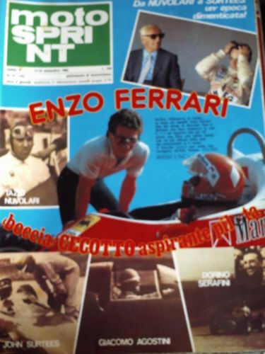 Motosprint 1980 fotoposter - 37,