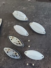 LUCE DI CORTESIA SEIMA 02070 WHITE BIANCA AUTO D'EPOCA LOTTO 4 PEZZI STOCK