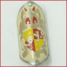 CICLI ROYAL HEAD TUBE METAL BADGE VINTAGE STRADA CORSA BICI BICICLETTA VECCHIO STEMMA