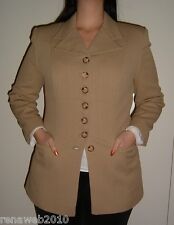 GIACCA DONNA BEIGE TAGLIA 48 GRANDE TAGLIE FORTI LEGGI LE MISURE