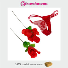 Rosa rossa finta con sorpresa