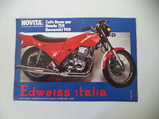 advertising Pubblicità 1976 EDWEISS HONDA 750 CAFE RACER