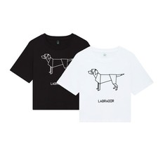 T-Shirt Donna Labrador Origami