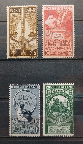 1911 regno francobolli - regno, unitÀ