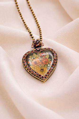 Collana cuore vittoriano