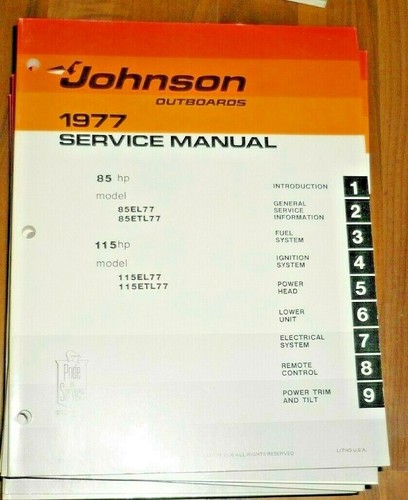 Johnson 1977 motore - 1977!,