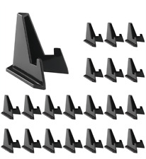 20PCS Cavalletto Acrilico Nero - Espositore Monete per Sfida Monete Medaglie
