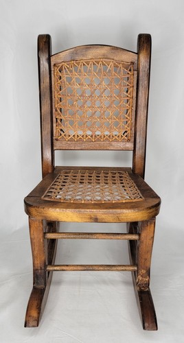 Sedia dondolo bambola rattan - bambola,