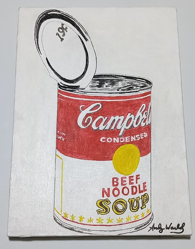 Andy warhol dipinto olio su - dipinto,