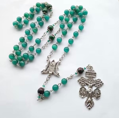 Ave maria rosario pietra opale - maria,