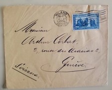 BUSTA DA MILANO PER GINEVRA