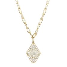 Ciondolo Esagonale Moissanite