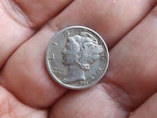 1 dime 1942 Filadelfia argento