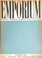EMPORIUM 701/1953 AA.VV. ISTITUTO ITALIANO D'ARTI GRAFICHE 1953  BROSSURA