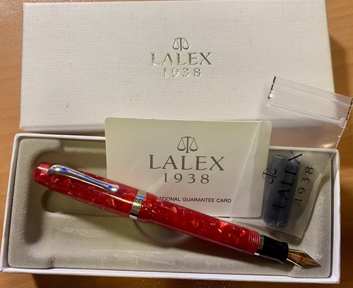 Stilografica lalex 1938 rosso - stilografica,