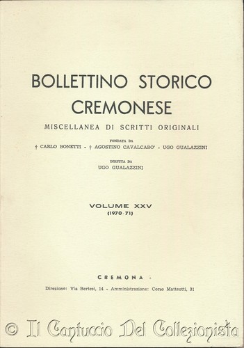 Bollettino storico cremonese