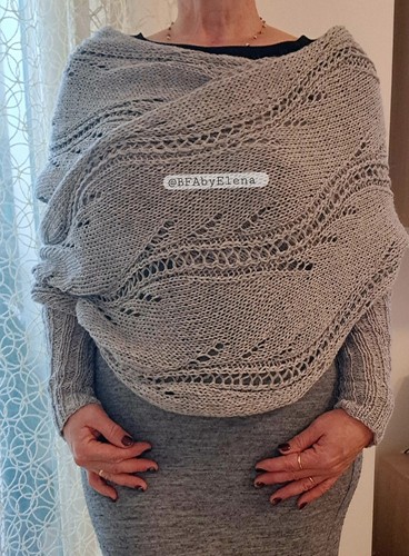 Sciarpa con maniche fatto - le,