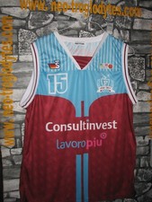 Maglia basket Fortitudo Bologna basketball  #15  vest canotta Sorrentino match