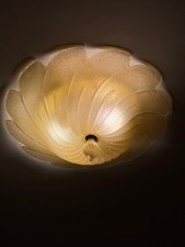 plafoniera in vetro di murano