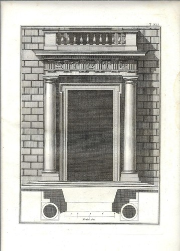 Stampa antica roma porta - antica,