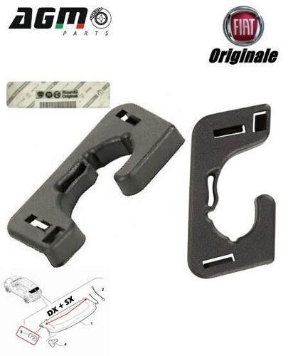 Supporto molletta ganci dx - ganci, sx