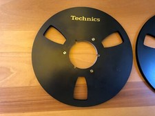 COPPIA BOBINE ALLUMINIO NERE TECHNICS  DA 26,5 CM -1/4  VUOTE