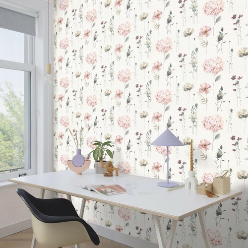 Carta parati con fiori - da,