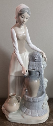 Lladro nao girl at the - lladro, "girl