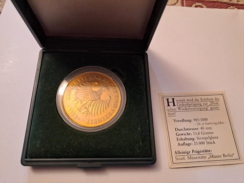 Medaglia riunificazione - medaglia,