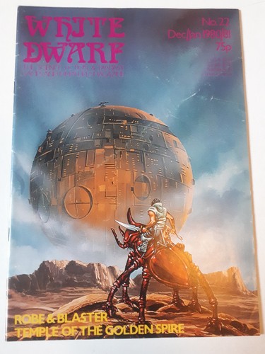 White dwarf magazine - white, (1977)