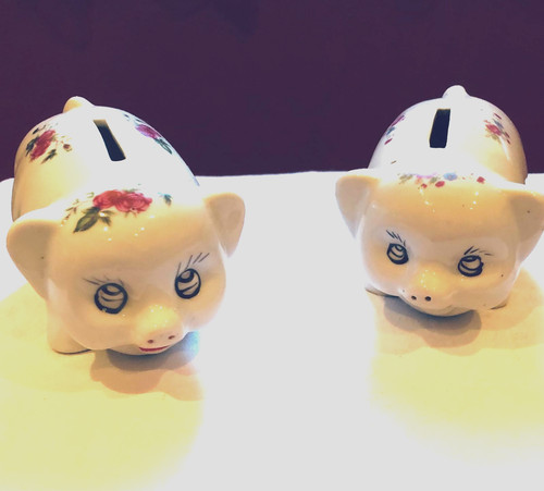 Piggy banks just - banks, married